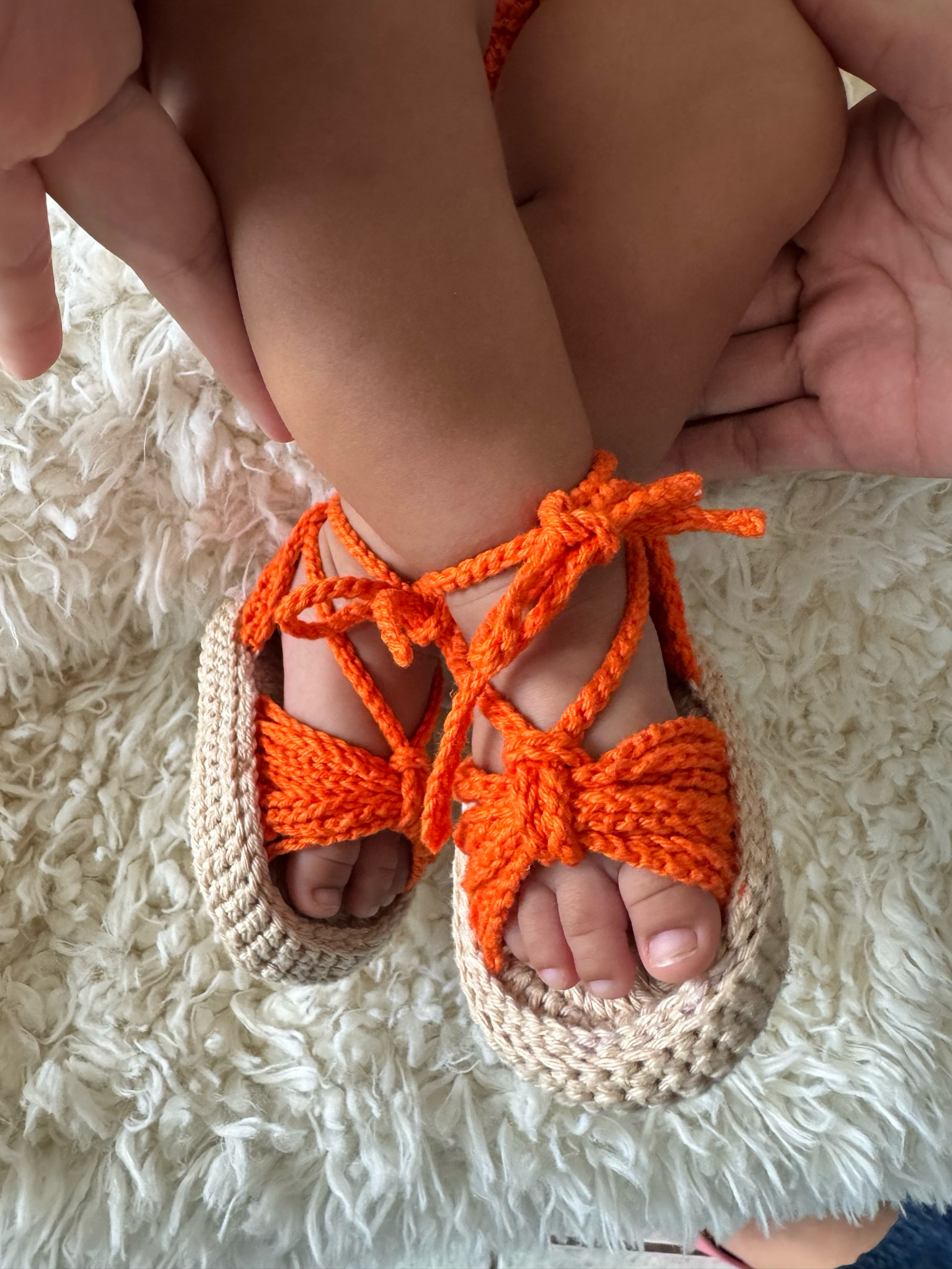 Sandalinha Encanto Baby em Crochê | Delicadeza para Meninas