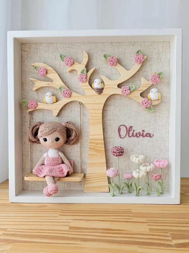 Porta Maternidade Jardim dos Sonhos - Personalizado
